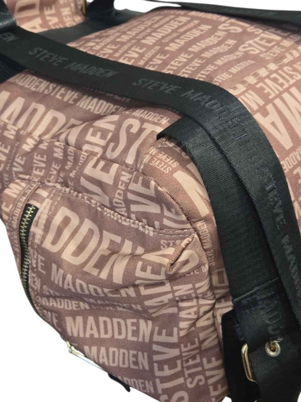 Steve Madden Peach Monogram Backpack - Picture 8 of 14